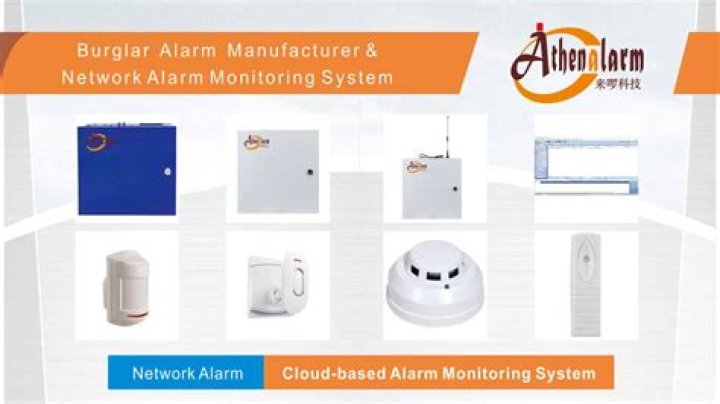How a microprocessor controlled burglar alarm system operates
