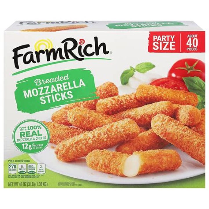 How long do you microwave farm rich mozzarella sticks