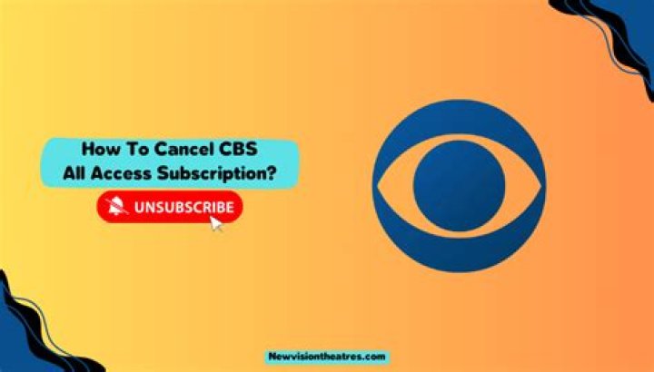 How to cancel cbs subscription