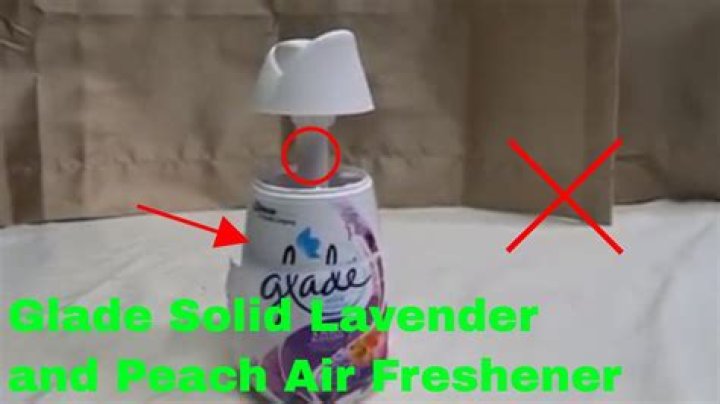 How to open glade air freshener