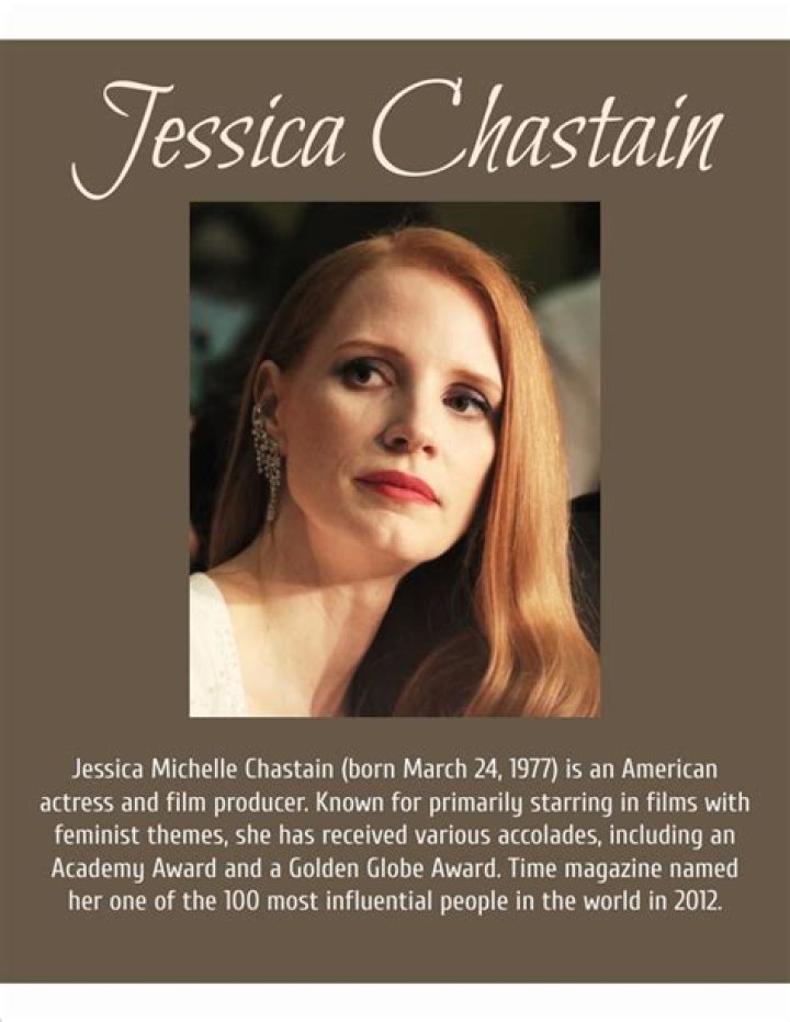 Jessica Chastain Biography – Facts, Husband, Net Worth, Ethnicity, Age